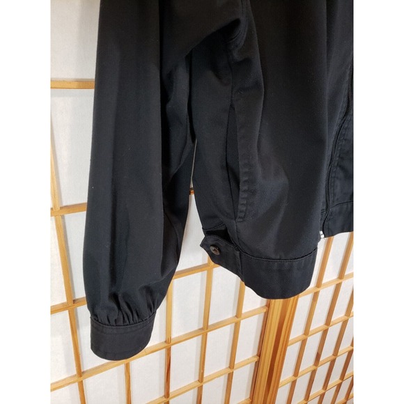 Vintage Jacket Embroidered Black Floral Boho Black CC Sportswear - Size Medium - Picture 7 of 14